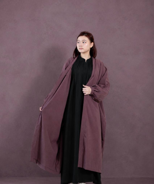 Tsuki Outer in Plum