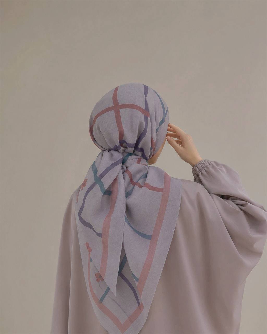 Kade Scarf in Macaron Sketch - Image 2