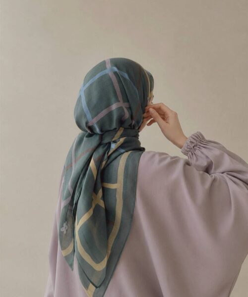 Alternative view of Kade Scarf in Matcha Me