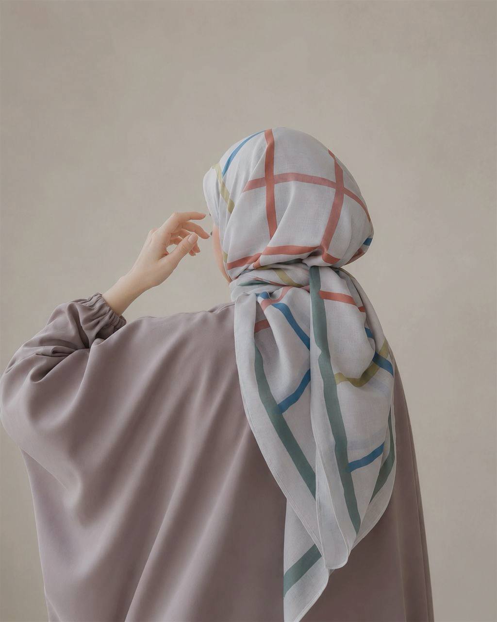 Kade Scarf in Playground Grid
