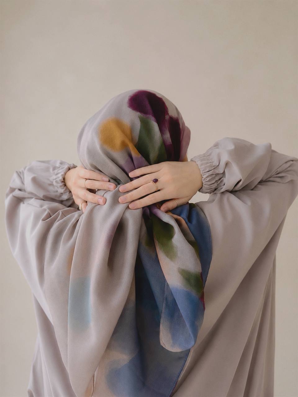 Kade Scarf in Polka Bloom - Image 2