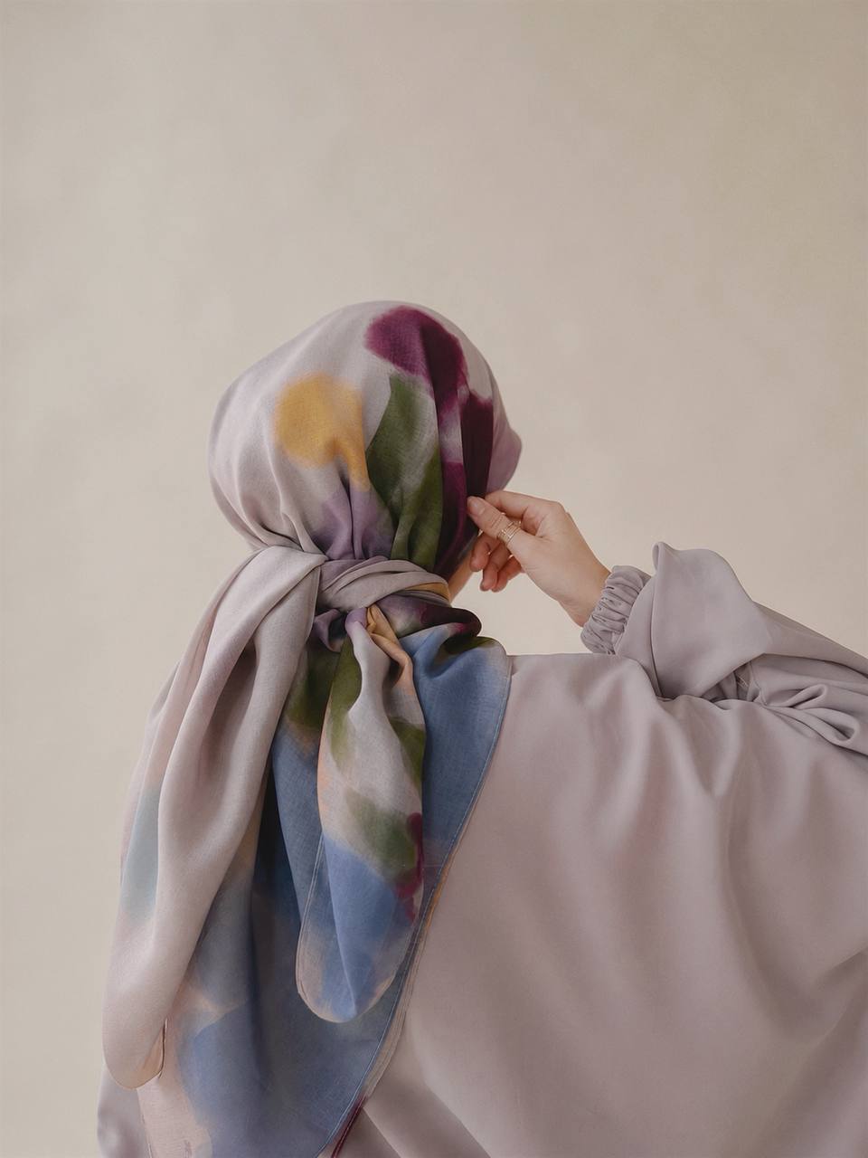 Kade Scarf in Polka Bloom - Image 3