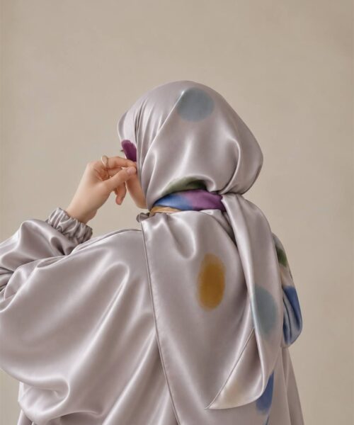 Alternative view of Kade Scarf in Polka Bloom