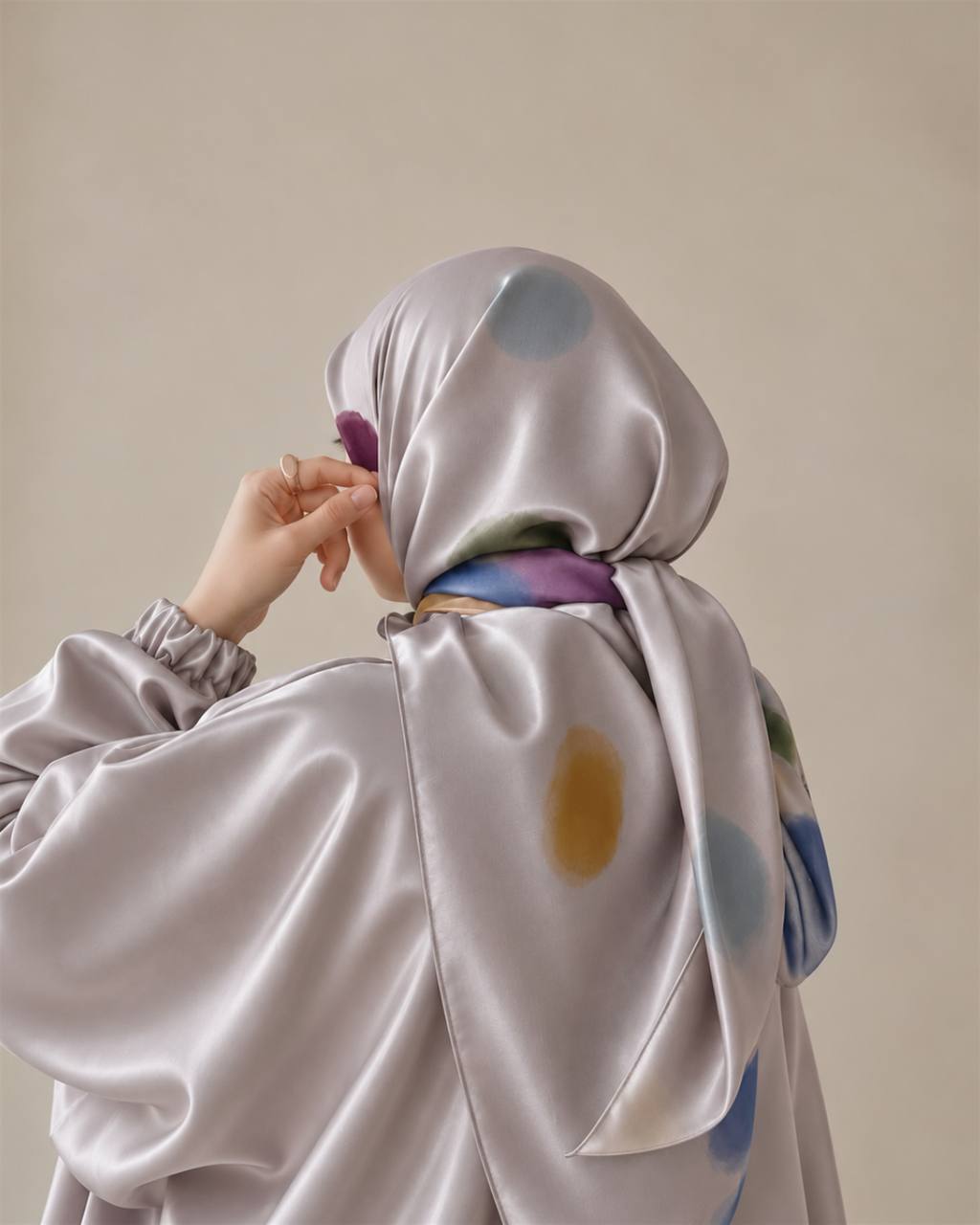 Kade Scarf in Polka Bloom - Image 2