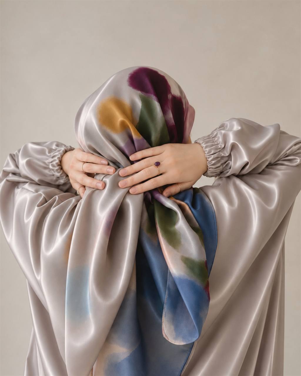 Kade Scarf in Polka Bloom - Image 4