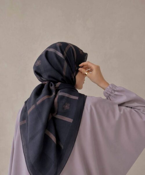 Kade Scarf in Midnight Doodle