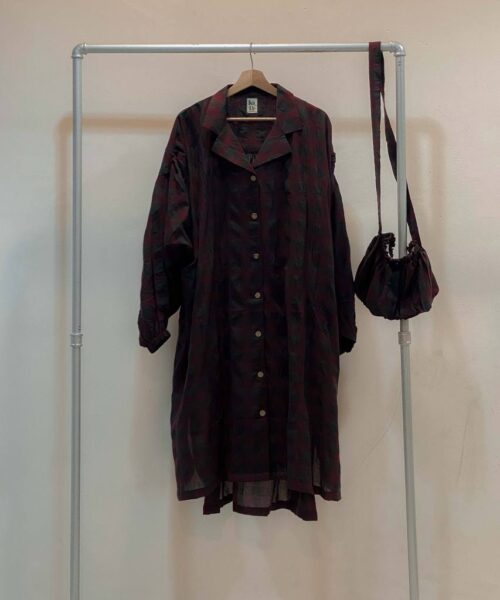 Alternative view of Baggybelle Tunic in Matcha Berry