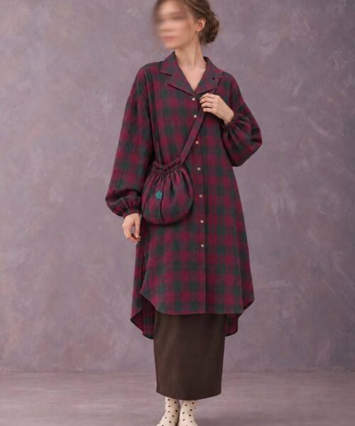Baggybelle Tunic in Matcha Berry