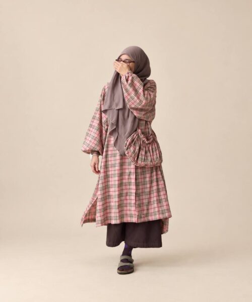 Alternative view of Baggybelle Tunic in Pink Biscuit