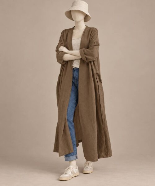 Milo Outer in Moss Brown