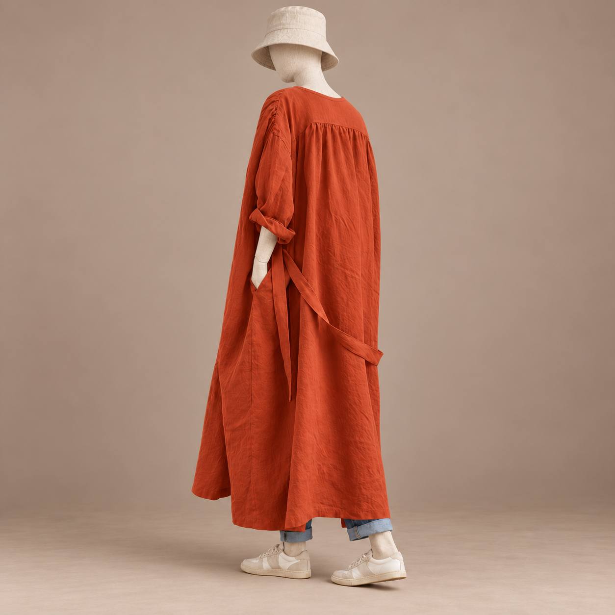 Milo Outer in Terracotta - Image 2